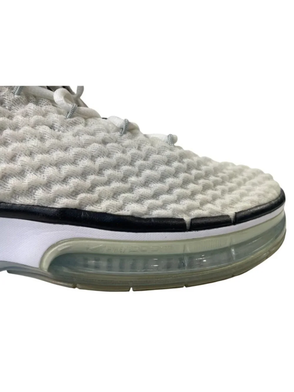 Nike AlphaDunk Basketball Shoes Mens 12 White Black CN9491-107 High Top Sneakers